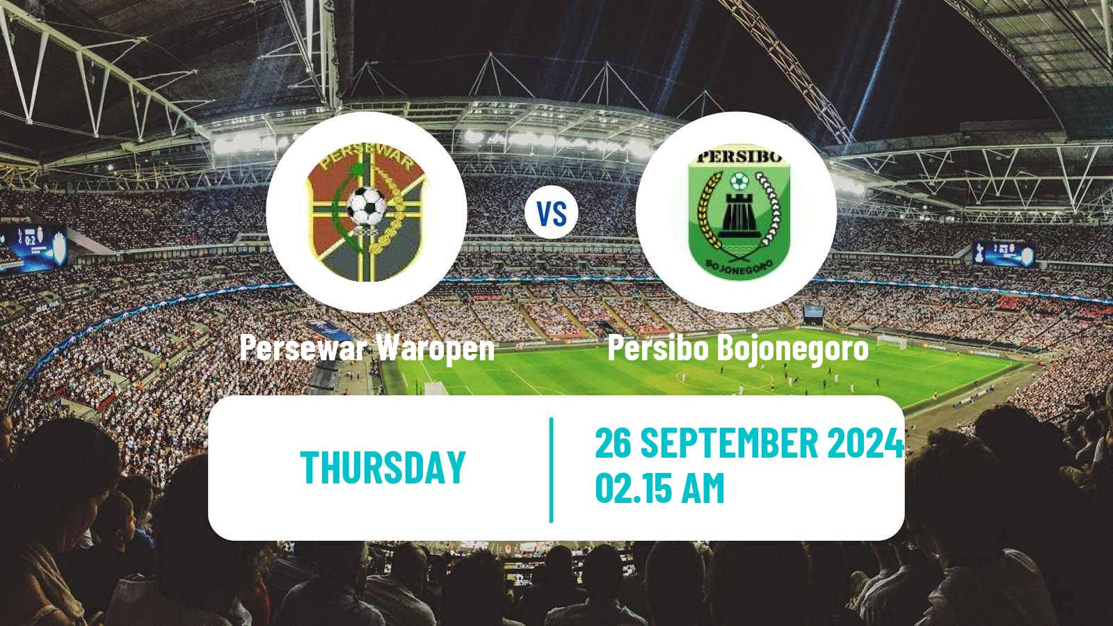 Soccer Indonesian Liga 2 Persewar Waropen - Persibo Bojonegoro