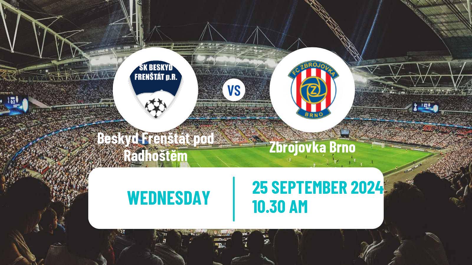 Soccer Czech Cup Beskyd Frenštát pod Radhoštěm - Zbrojovka Brno