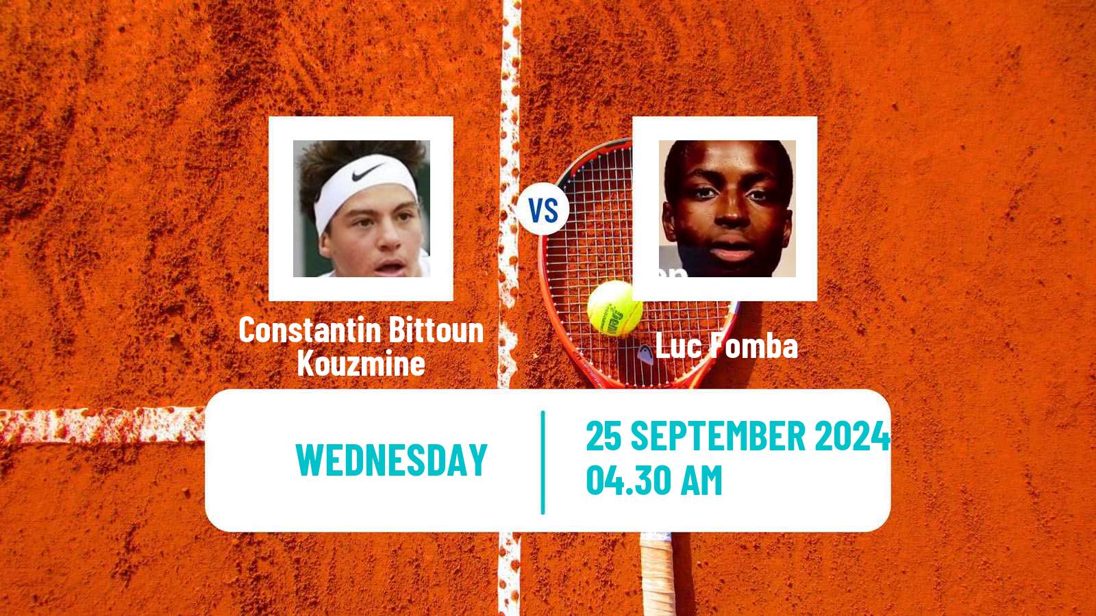 Tennis ITF M15 Monastir 39 Men Constantin Bittoun Kouzmine - Luc Fomba