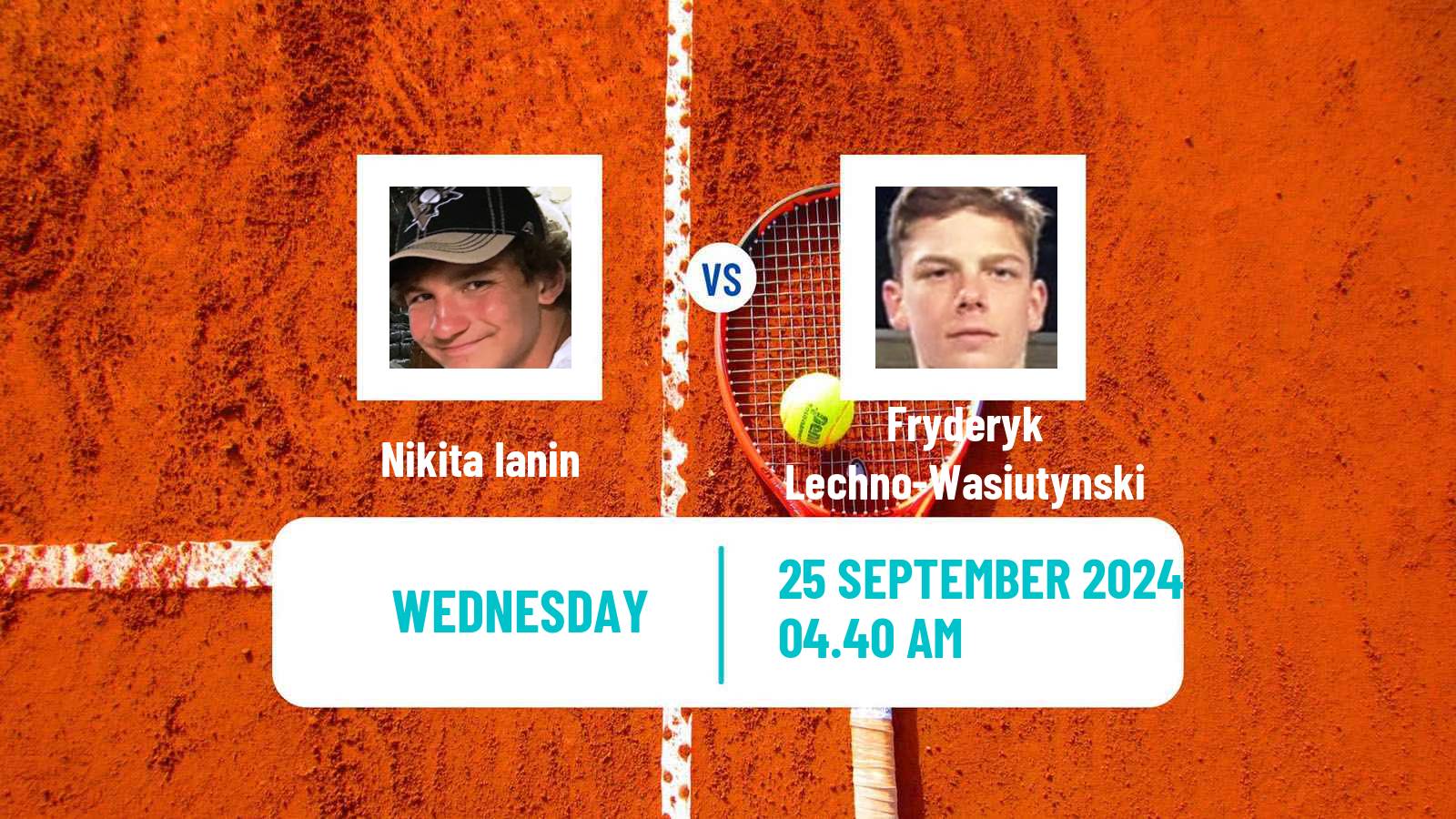 Tennis ITF M15 Sharm Elsheikh 11 Men Nikita Ianin - Fryderyk Lechno-Wasiutynski