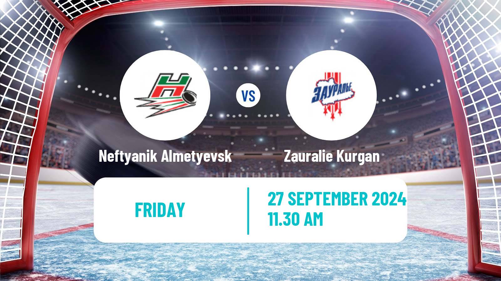 Hockey VHL Neftyanik Almetyevsk - Zauralie Kurgan