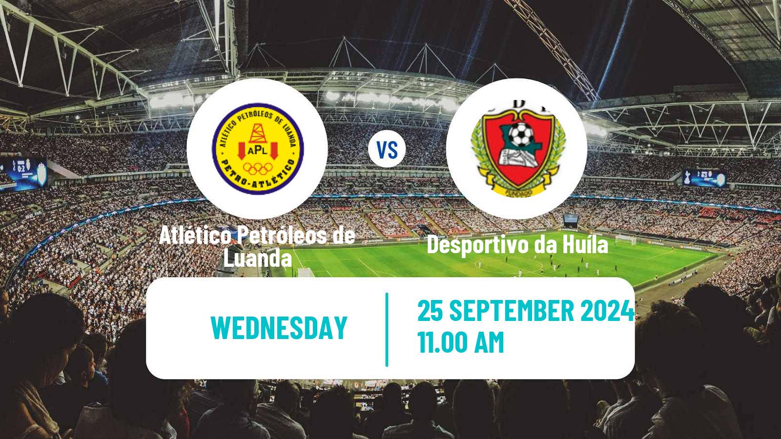 Soccer Angolan Girabola Atlético Petróleos de Luanda - Desportivo da Huíla