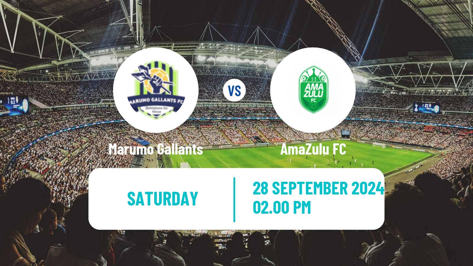 Soccer South African Premier Soccer League Marumo Gallants - AmaZulu