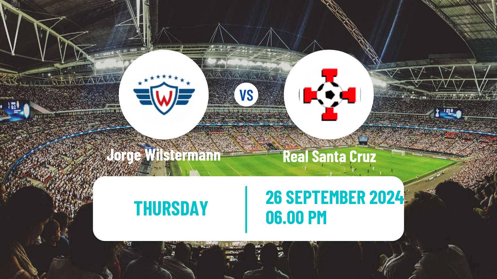 Soccer Bolivian Division Profesional Jorge Wilstermann - Real Santa Cruz