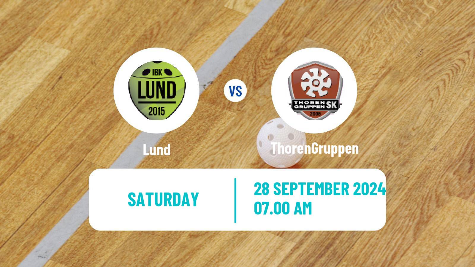 Floorball Swedish Superligan Floorball Women Lund - ThorenGruppen