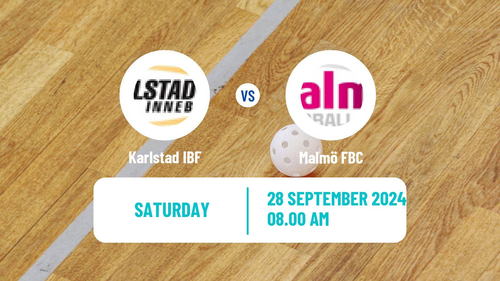 Floorball Swedish Superligan Floorball Women Karlstad IBF - Malmö FBC