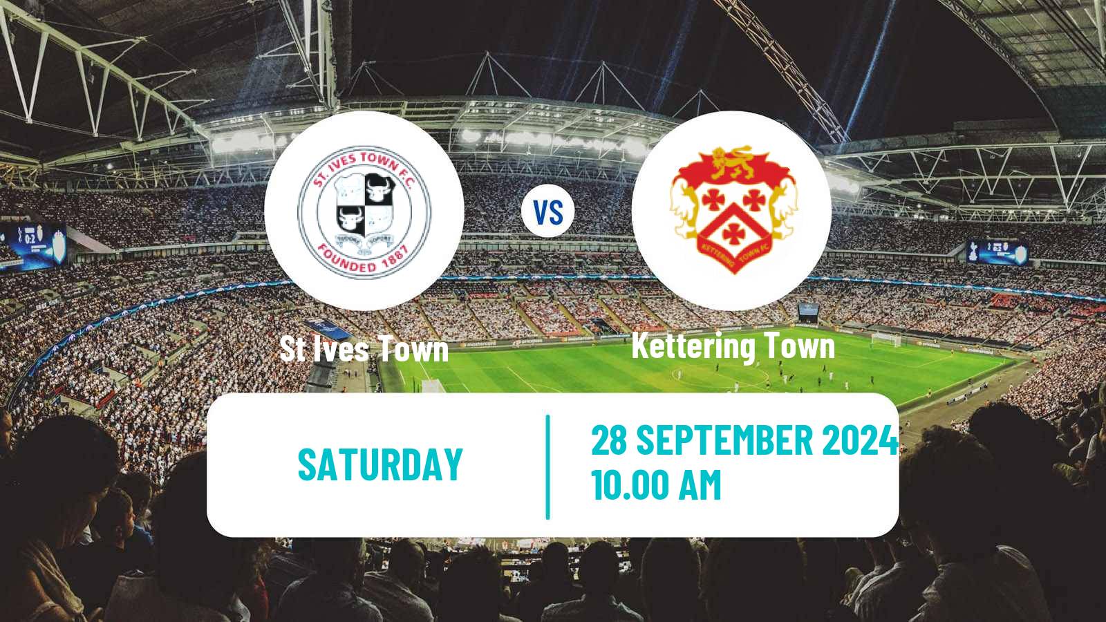 Soccer English FA Cup St Ives Town - Kettering Town