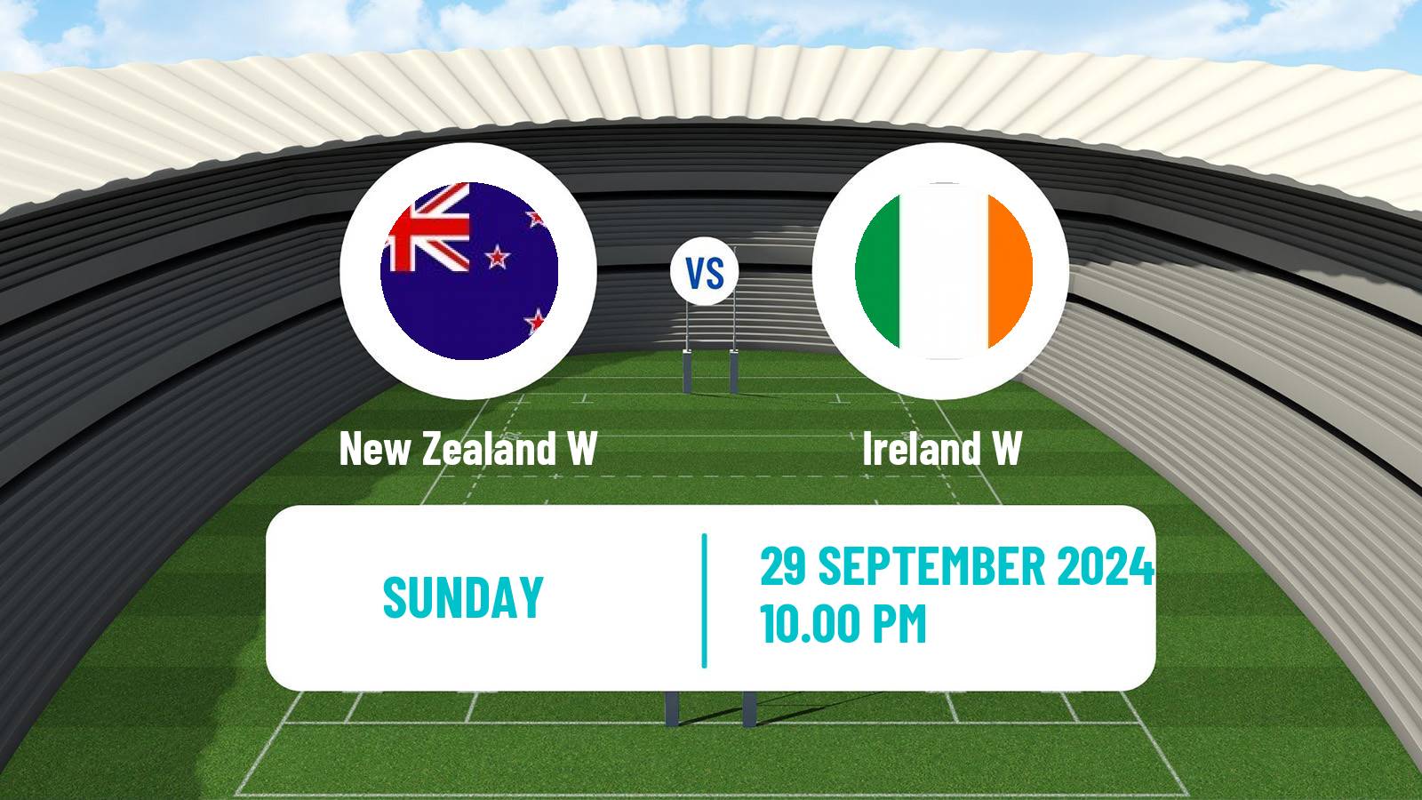 Rugby union WXV 1 Rugby Women New Zealand W - Ireland W