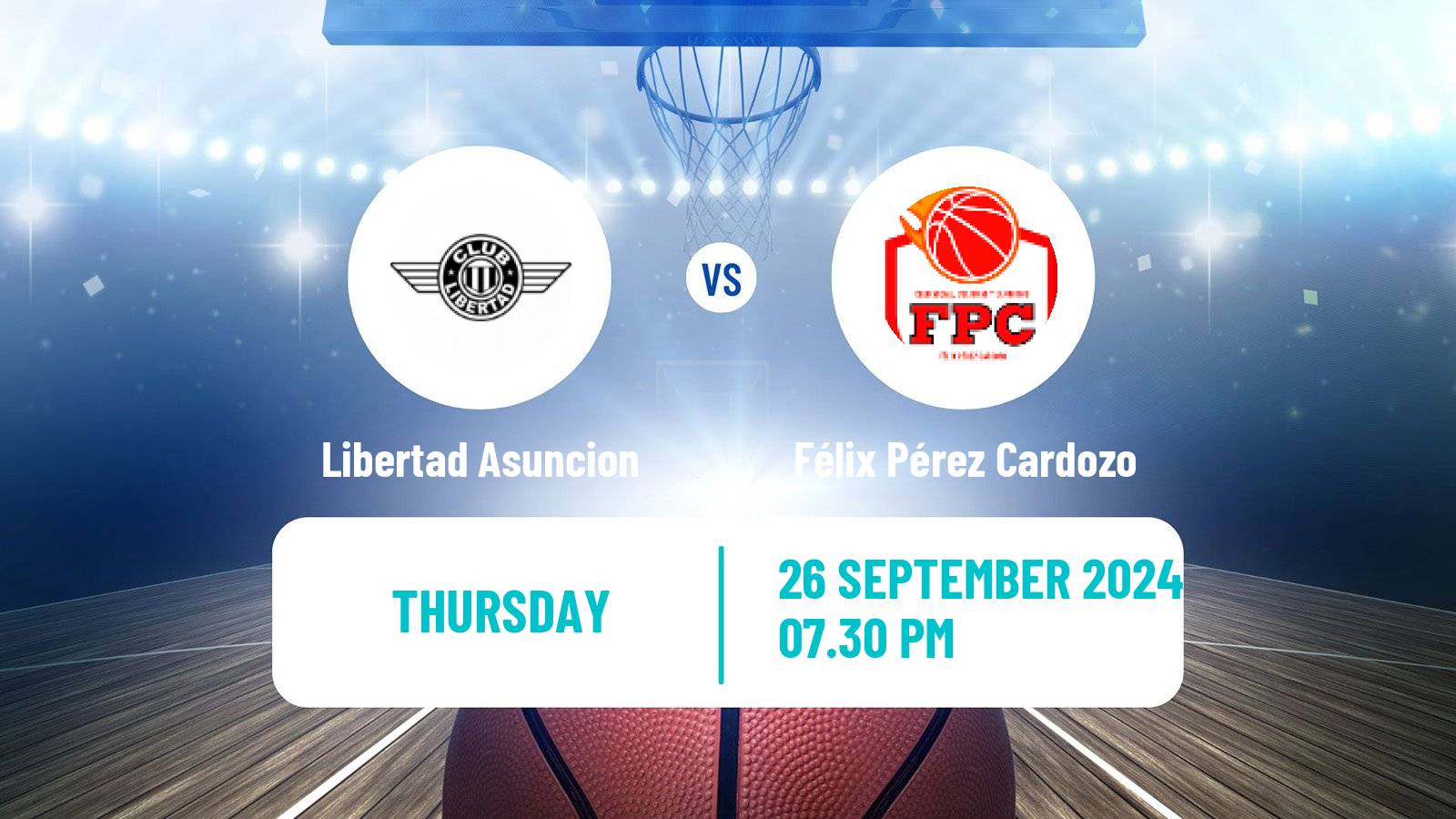 Basketball Paraguayan LNB Basketball Libertad Asuncion - Félix Pérez Cardozo