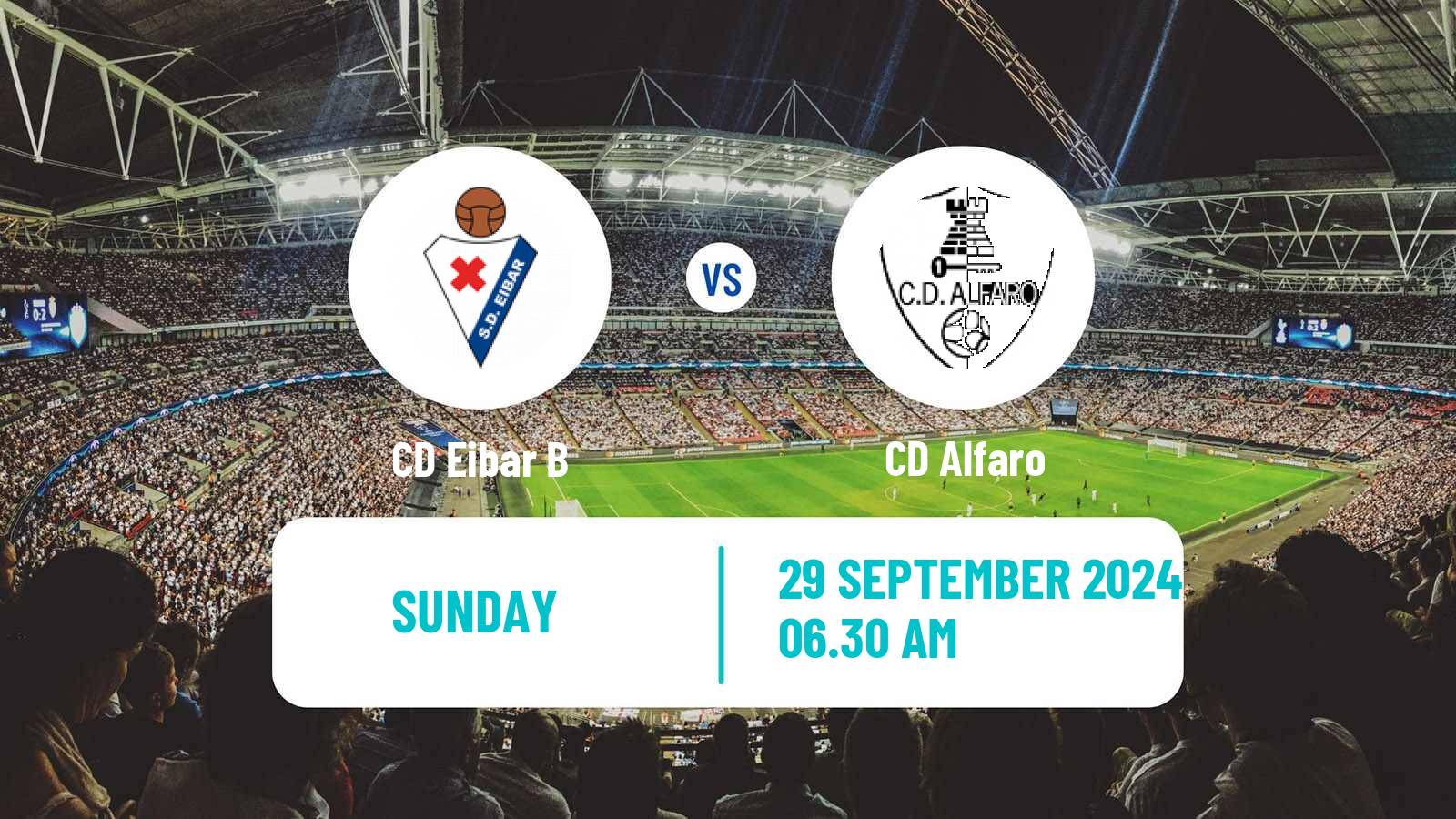 Soccer Spanish Segunda RFEF - Group 2 Eibar B - Alfaro