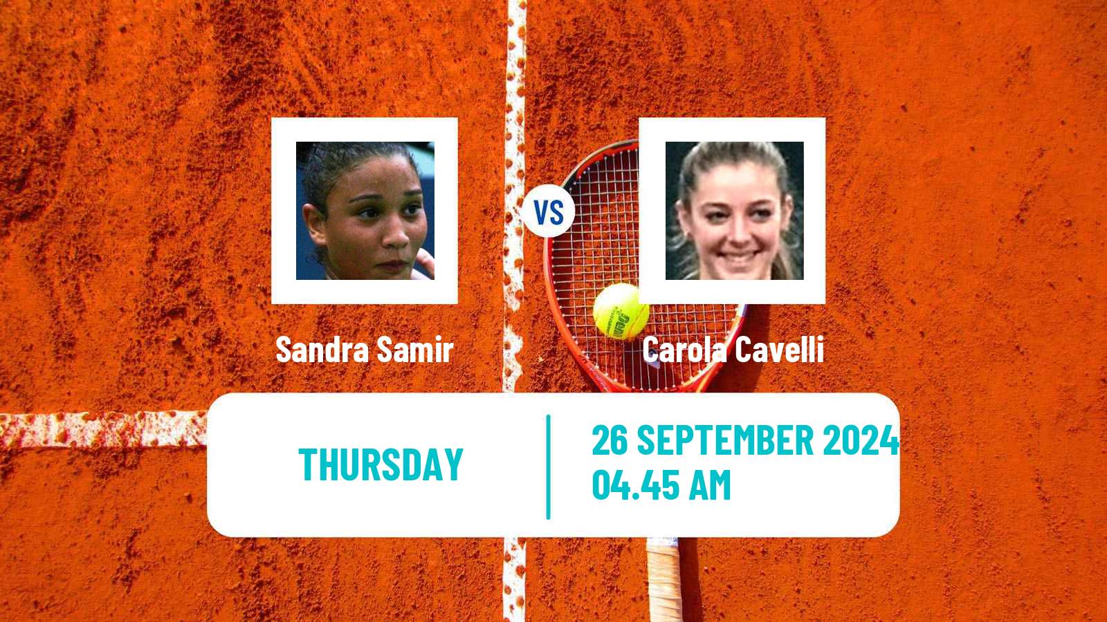 Tennis ITF W15 Sharm Elsheikh 11 Women Sandra Samir - Carola Cavelli