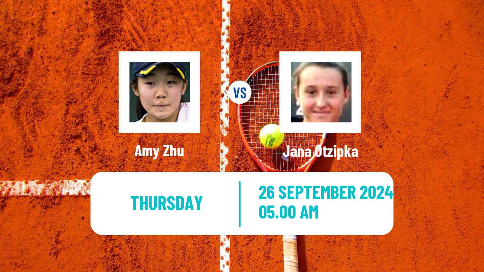 Tennis ITF W15 Madrid 3 Women Amy Zhu - Jana Otzipka