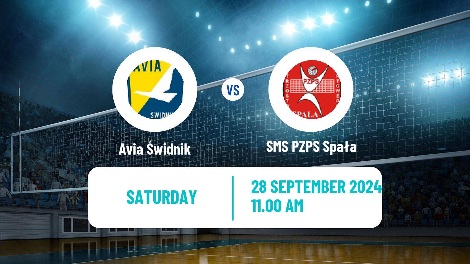 Volleyball Polish I Liga Volleyball Avia Świdnik - SMS PZPS Spała