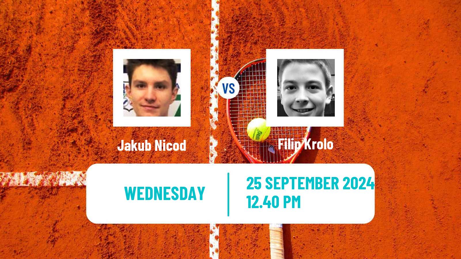 Tennis ITF M15 Monastir 39 Men Jakub Nicod - Filip Krolo