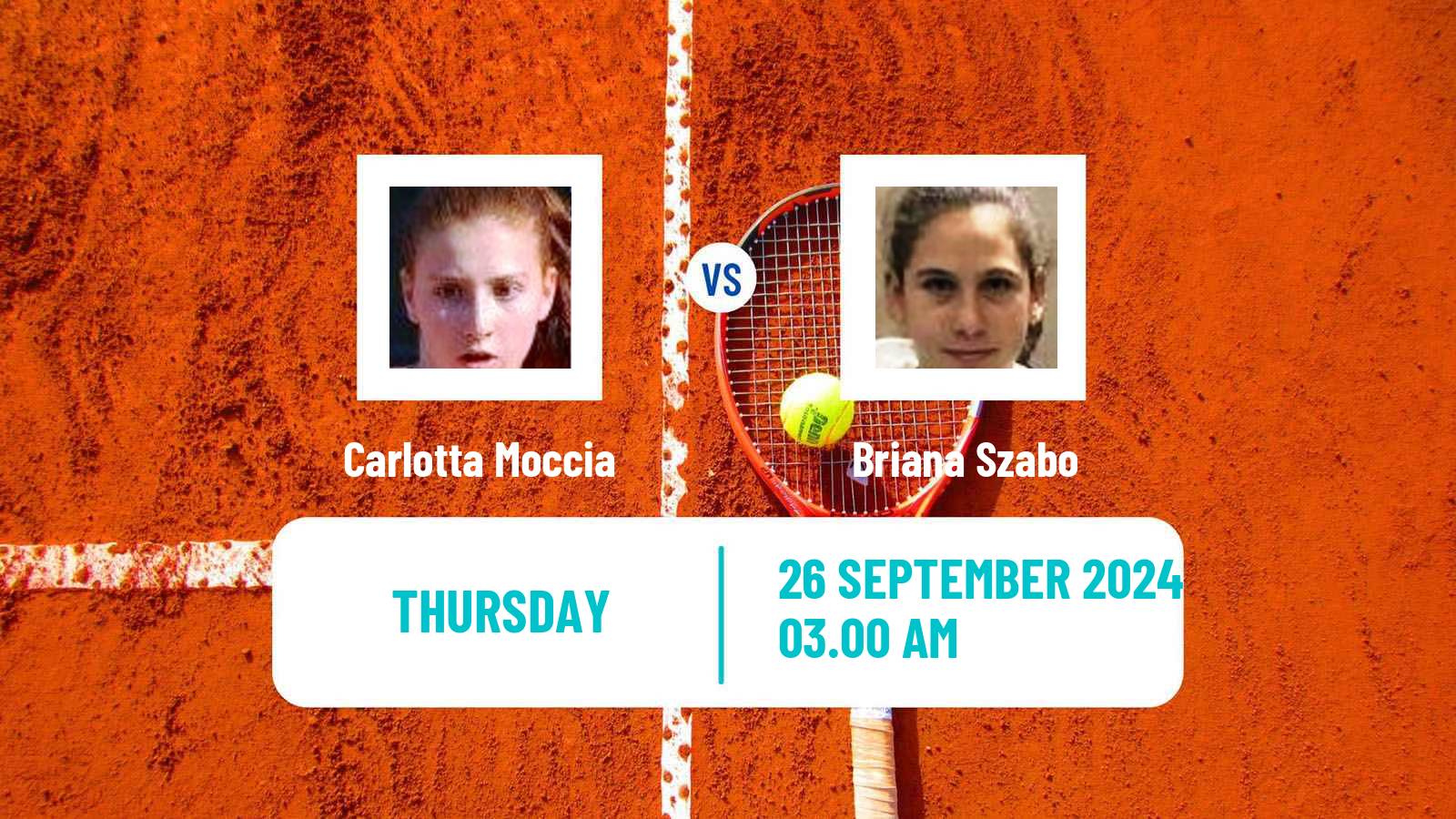 Tennis ITF W15 Sharm Elsheikh 11 Women Carlotta Moccia - Briana Szabo