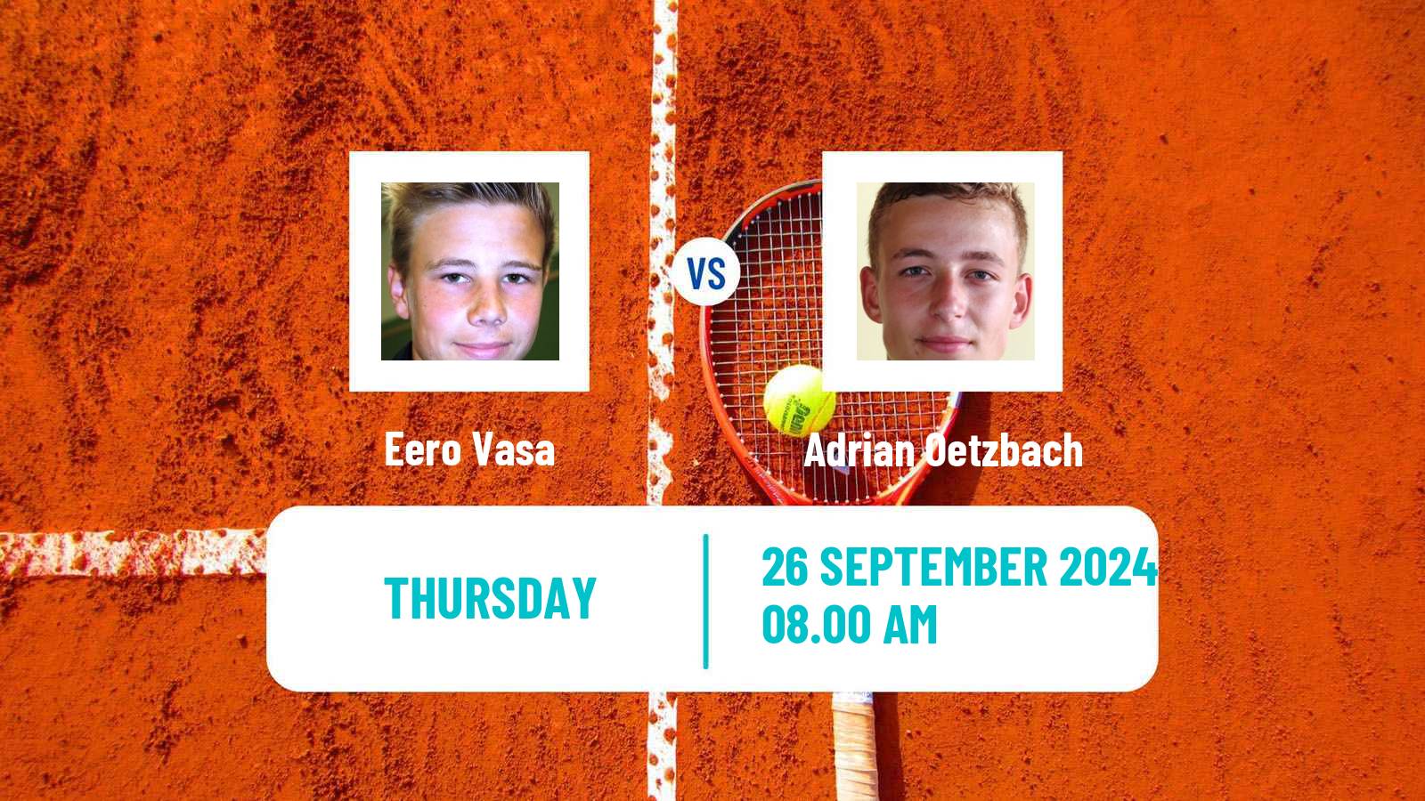 Tennis ITF M25 Falun Men Eero Vasa - Adrian Oetzbach