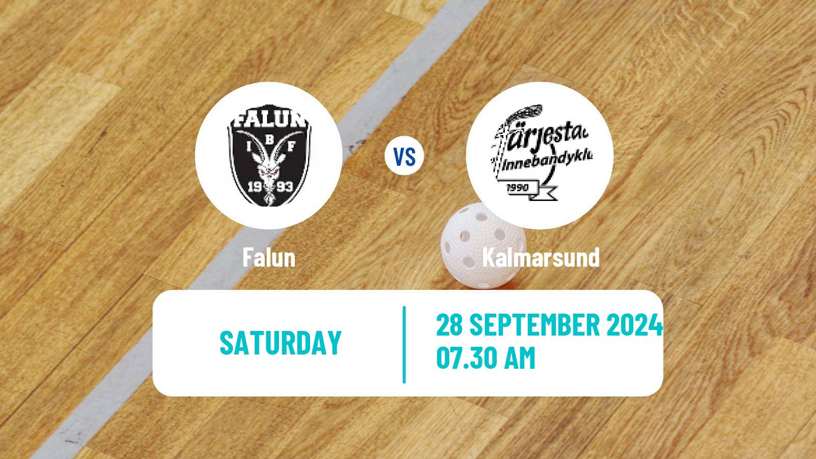 Floorball Swedish Superligan Floorball Women Falun - Kalmarsund