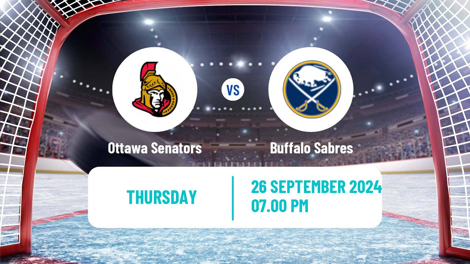 Hockey NHL Ottawa Senators - Buffalo Sabres