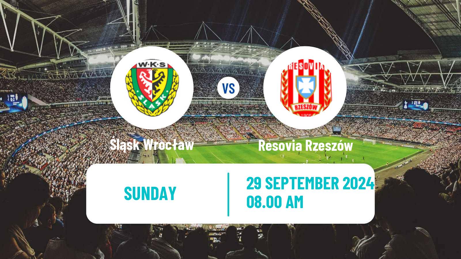 Soccer Polish Ekstraliga Women Śląsk Wrocław - Resovia Rzeszów