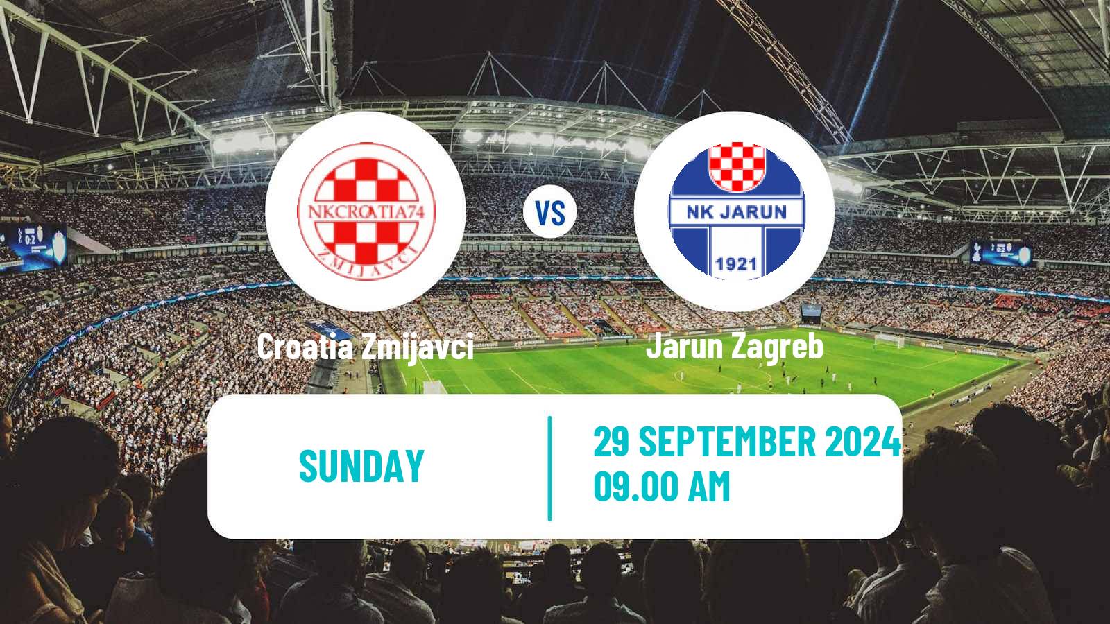 Soccer Croatian Prva NL Croatia Zmijavci - Jarun Zagreb