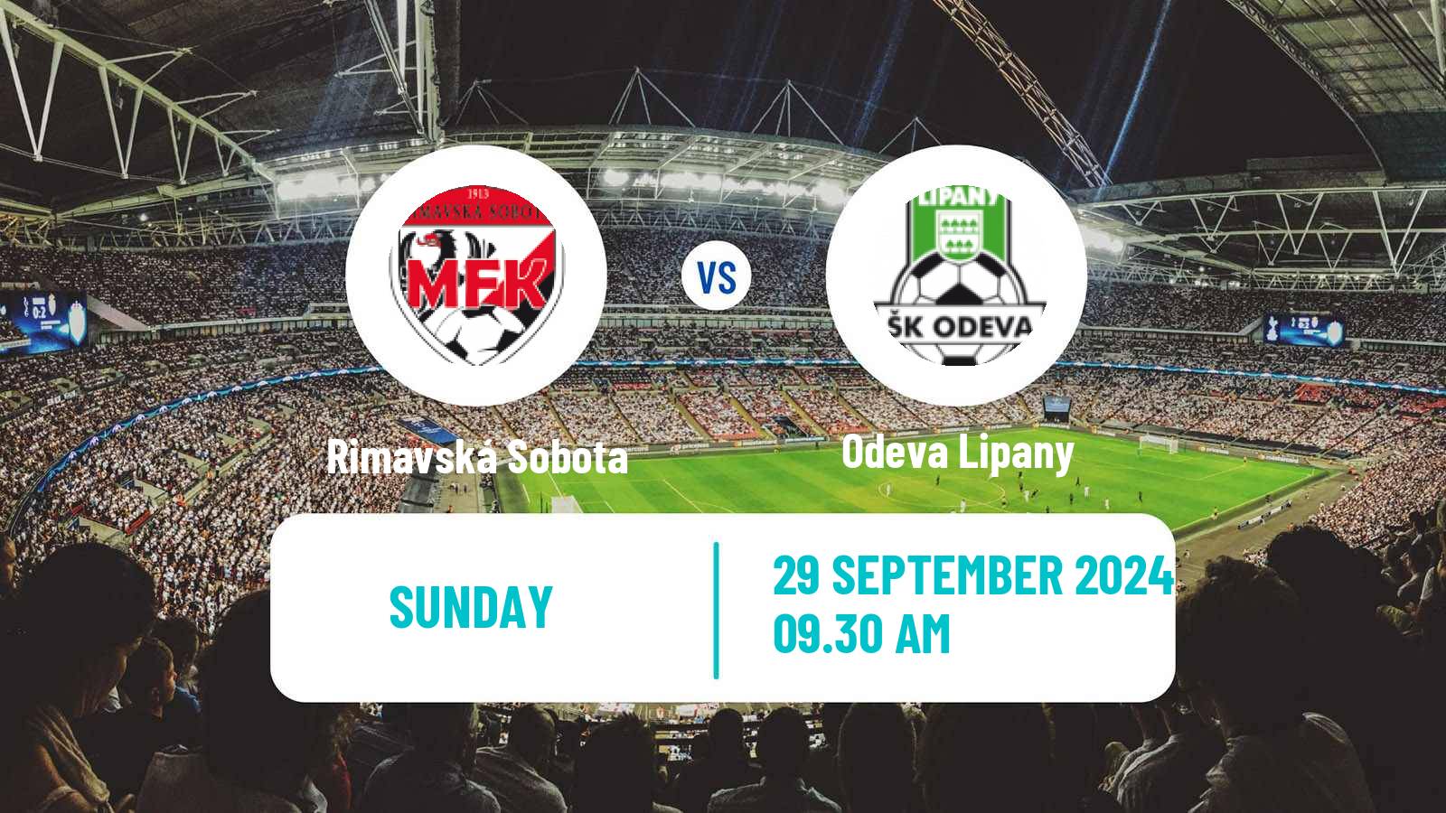 Soccer Slovak 3 Liga East Rimavská Sobota - Odeva Lipany