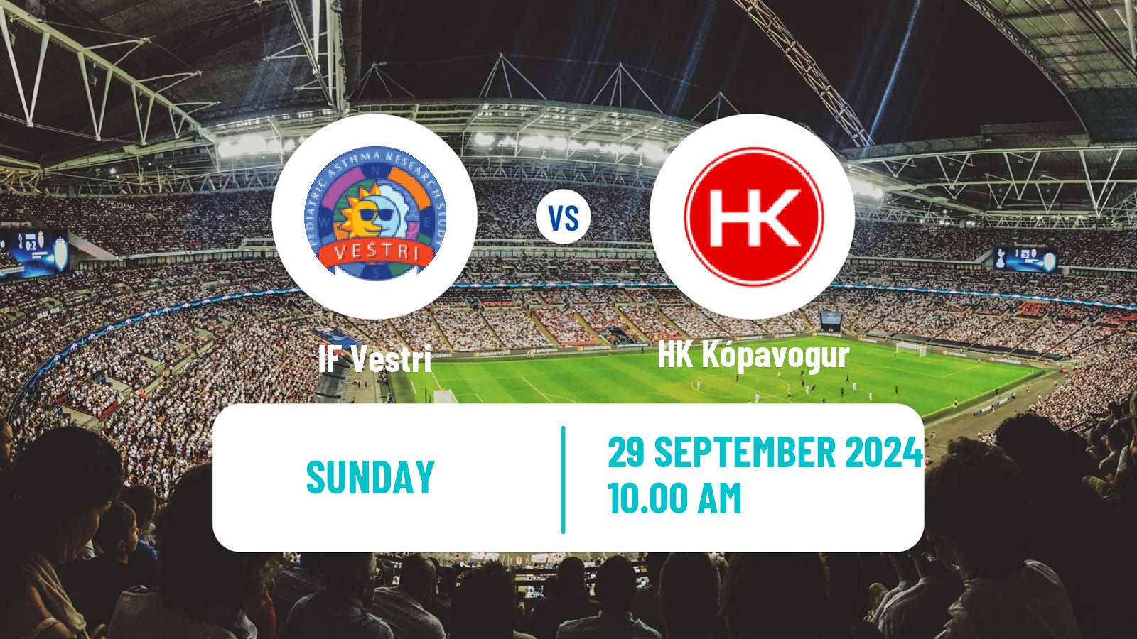 Soccer Icelandic Besta-deild karla Vestri - HK Kópavogur