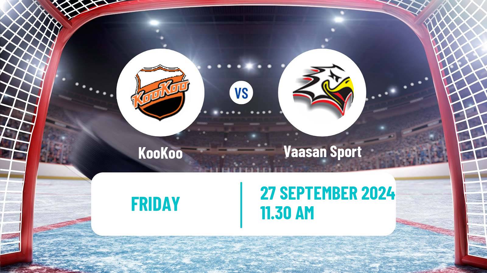 Hockey Finnish SM-liiga KooKoo - Vaasan Sport