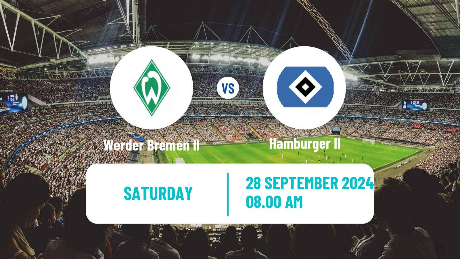 Soccer German Regionalliga North Werder Bremen II - Hamburger II