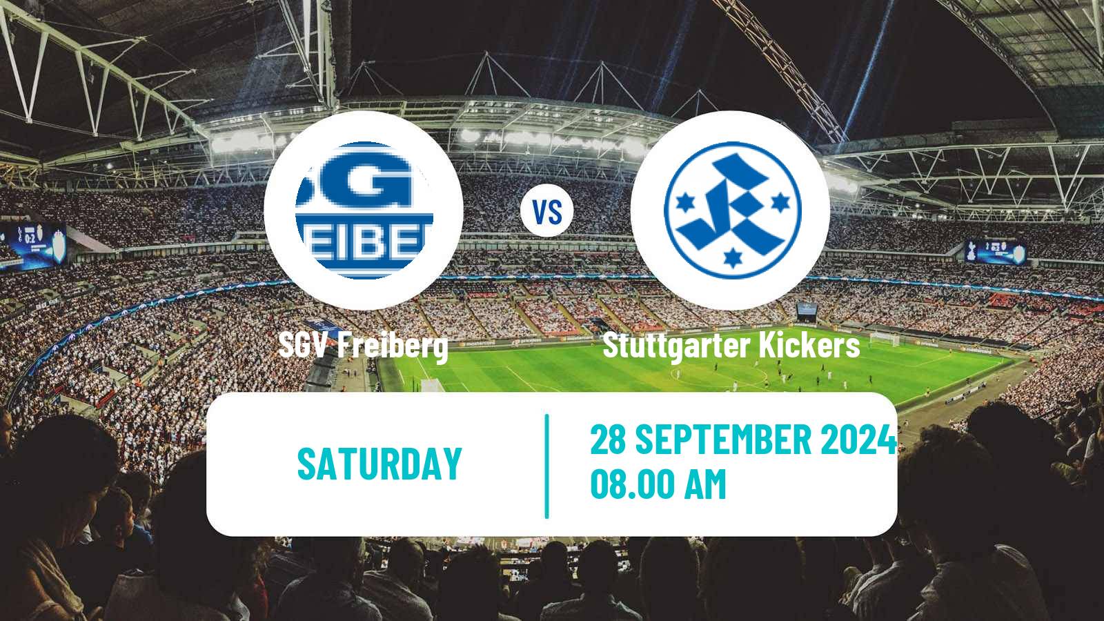 Soccer German Regionalliga Sudwest Freiberg - Stuttgarter Kickers