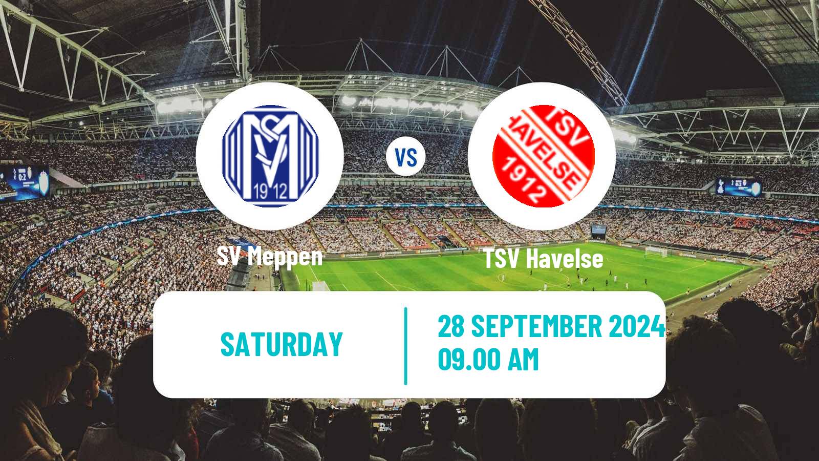 Soccer German Regionalliga North Meppen - TSV Havelse