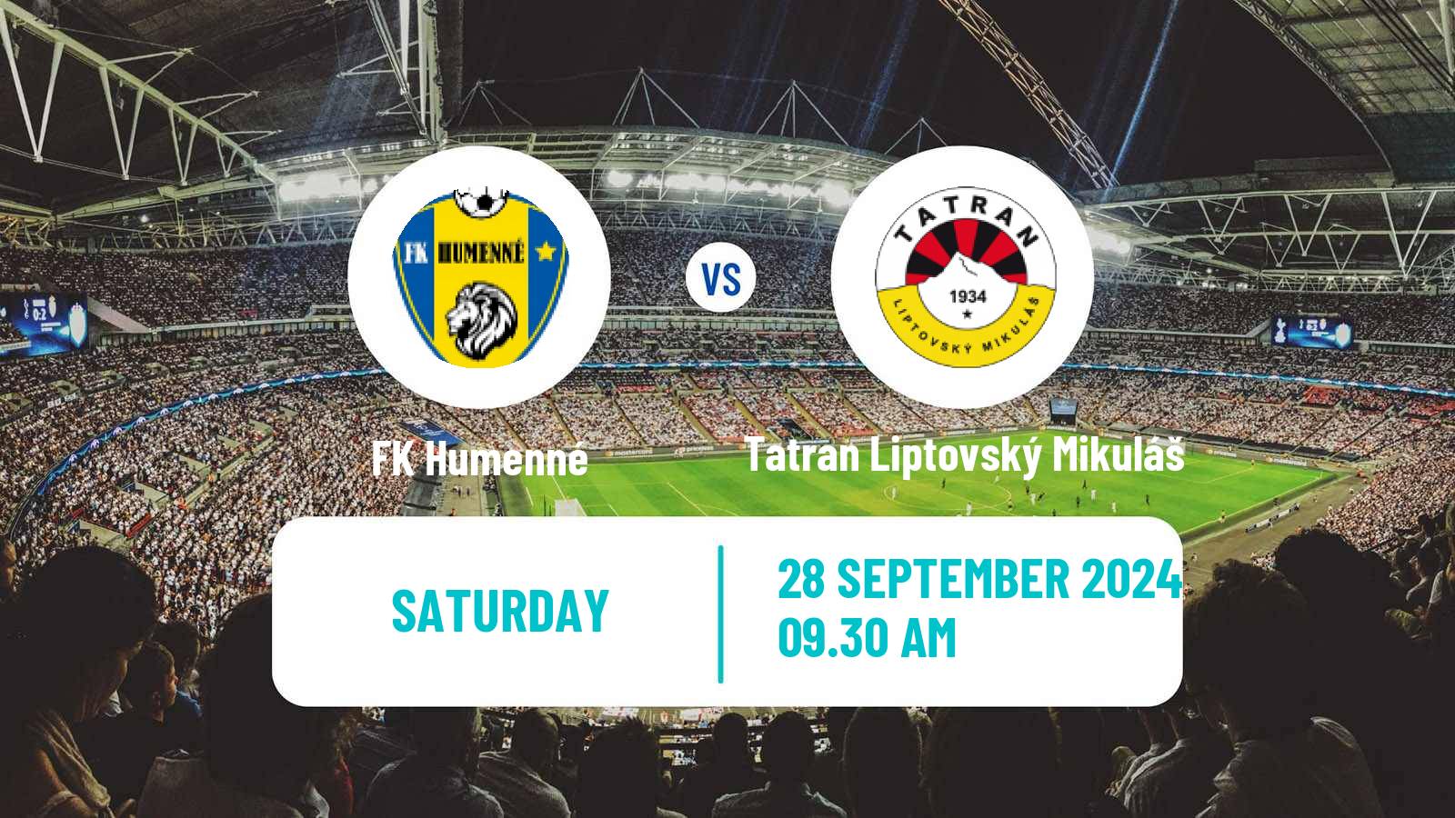 Soccer Slovak 2 Liga FK Humenné - Tatran Liptovský Mikuláš