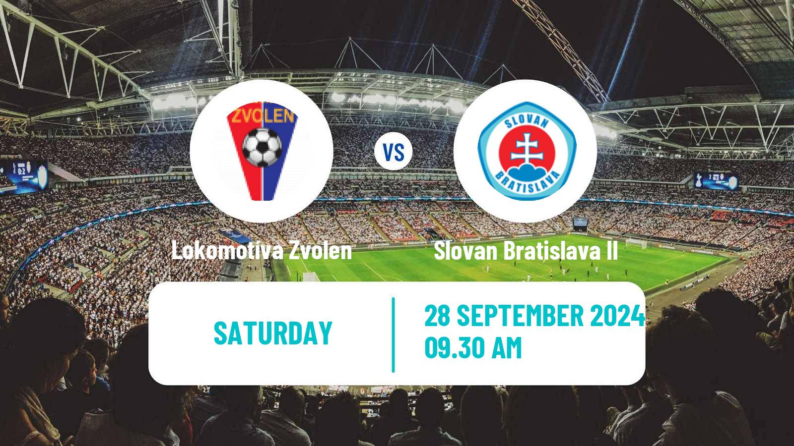 Soccer Slovak 2 Liga Lokomotíva Zvolen - Slovan Bratislava II