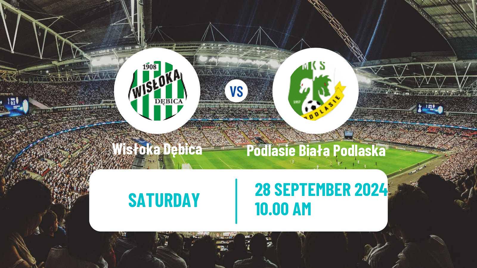 Soccer Polish Division 3 - Group IV Wisłoka Dębica - Podlasie Biała Podlaska