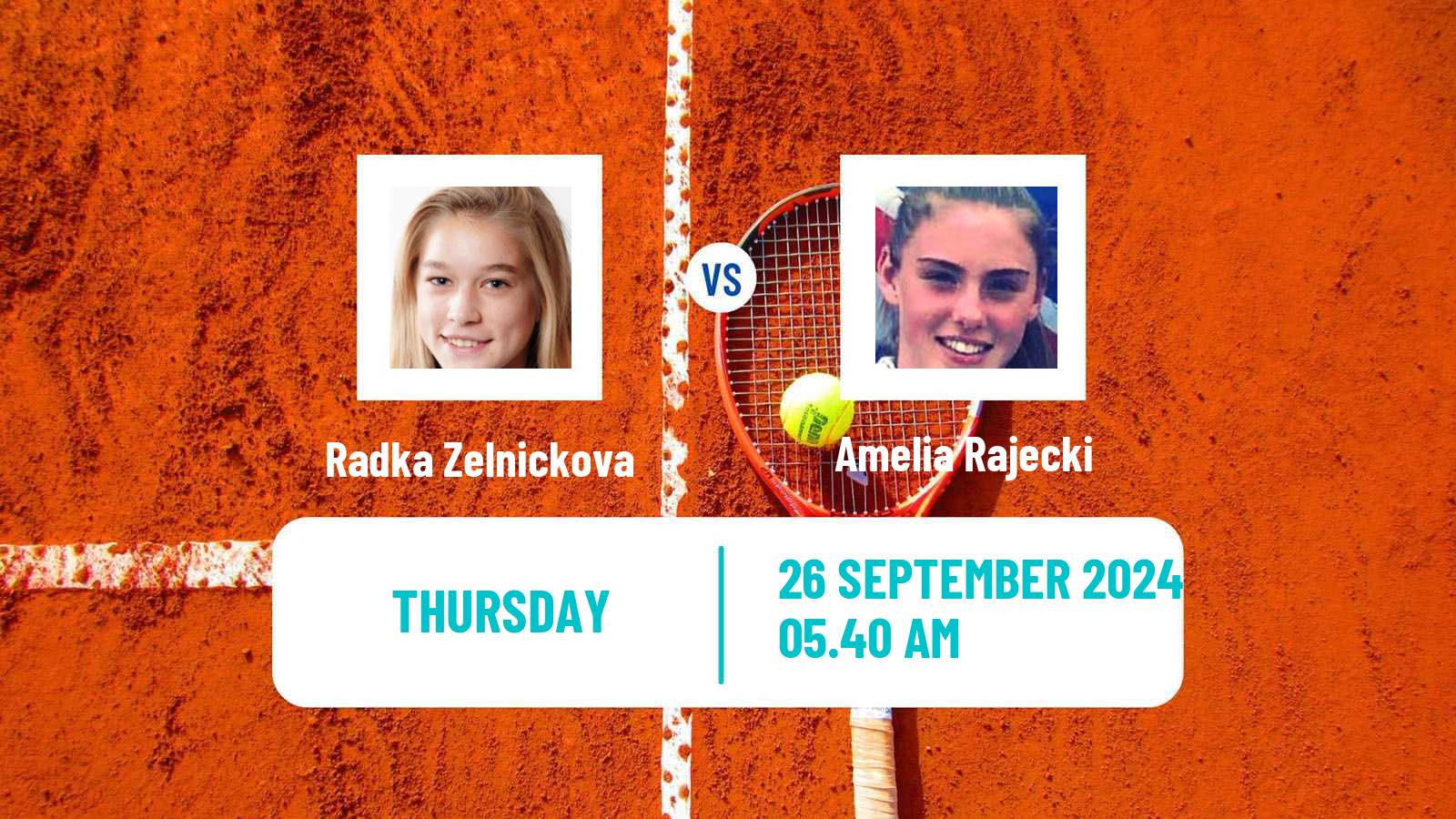 Tennis ITF W15 Trnava Women Radka Zelnickova - Amelia Rajecki