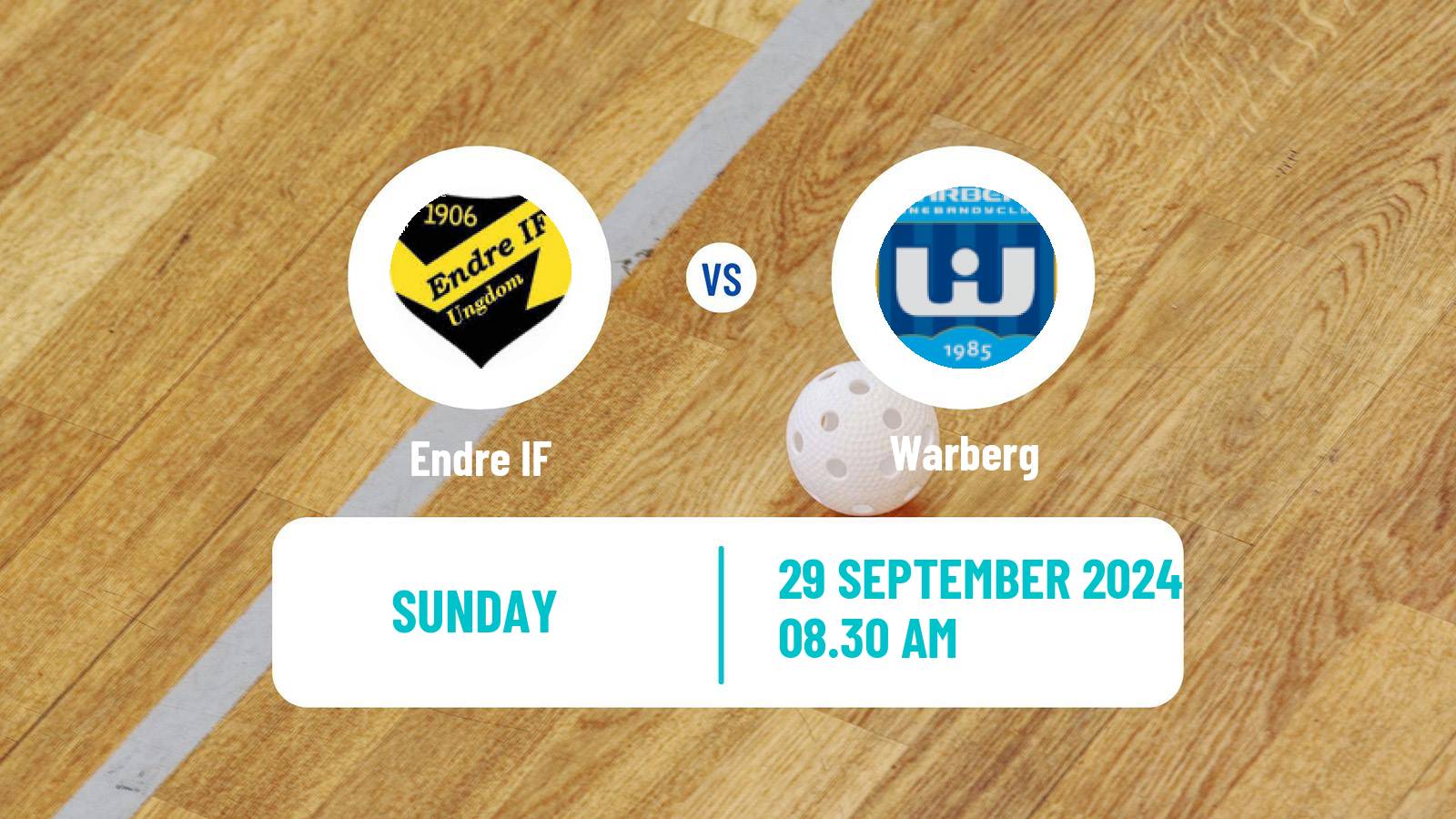 Floorball Swedish Superligan Floorball Women Endre IF - Warberg