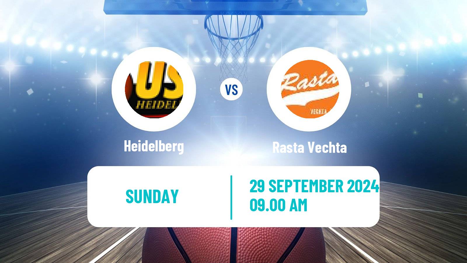 Basketball German BBL Heidelberg - Rasta Vechta