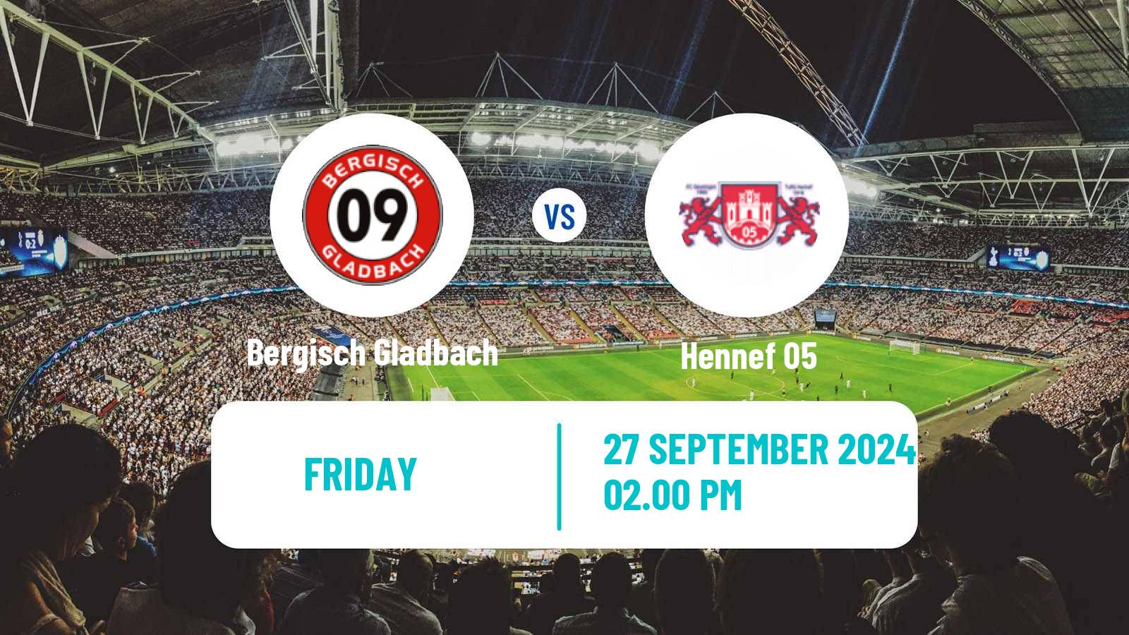 Soccer German Oberliga Mittelrhein Bergisch Gladbach - Hennef 05