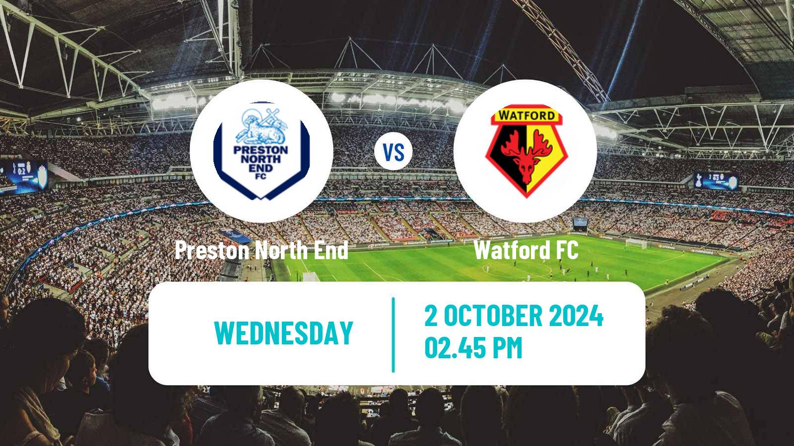 Soccer English League Championship Preston North End - Watford