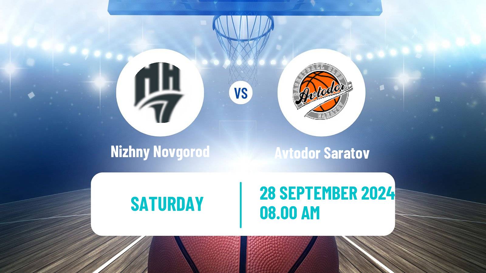 Basketball VTB United League Nizhny Novgorod - Avtodor Saratov