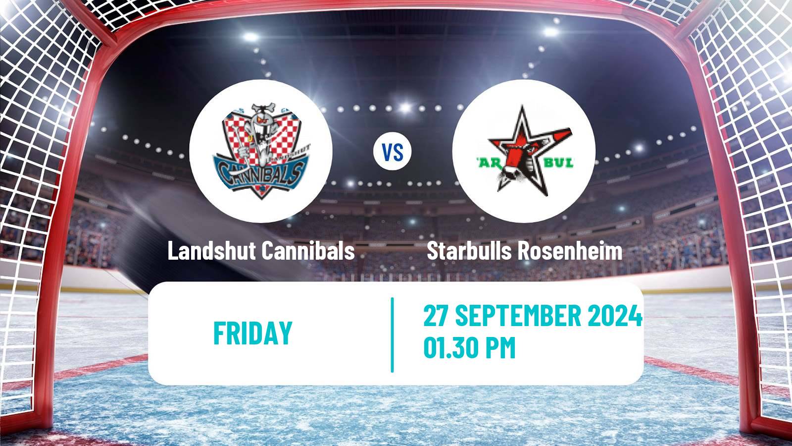 Hockey German DEL2 Landshut Cannibals - Starbulls Rosenheim