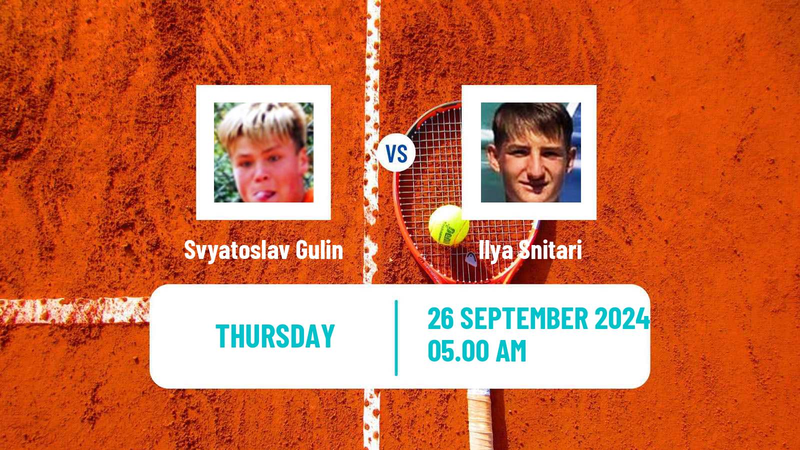 Tennis ITF M25 ZlatIBOr Men Svyatoslav Gulin - Ilya Snitari