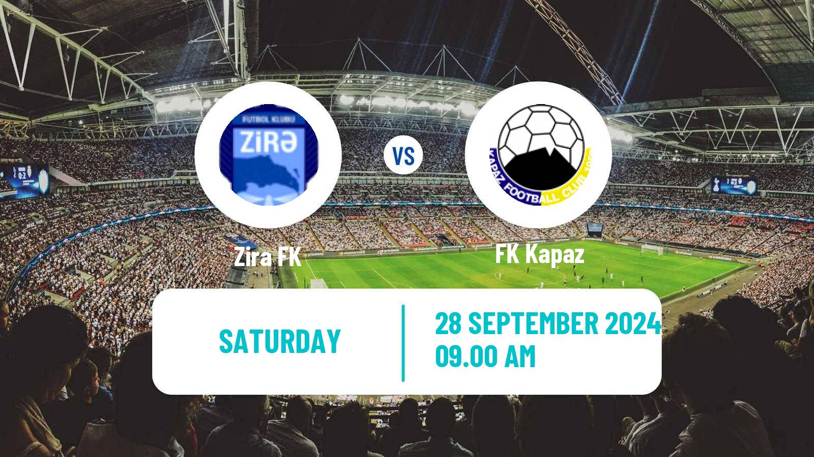 Soccer Azerbaijan Premier League Zira - Kapaz