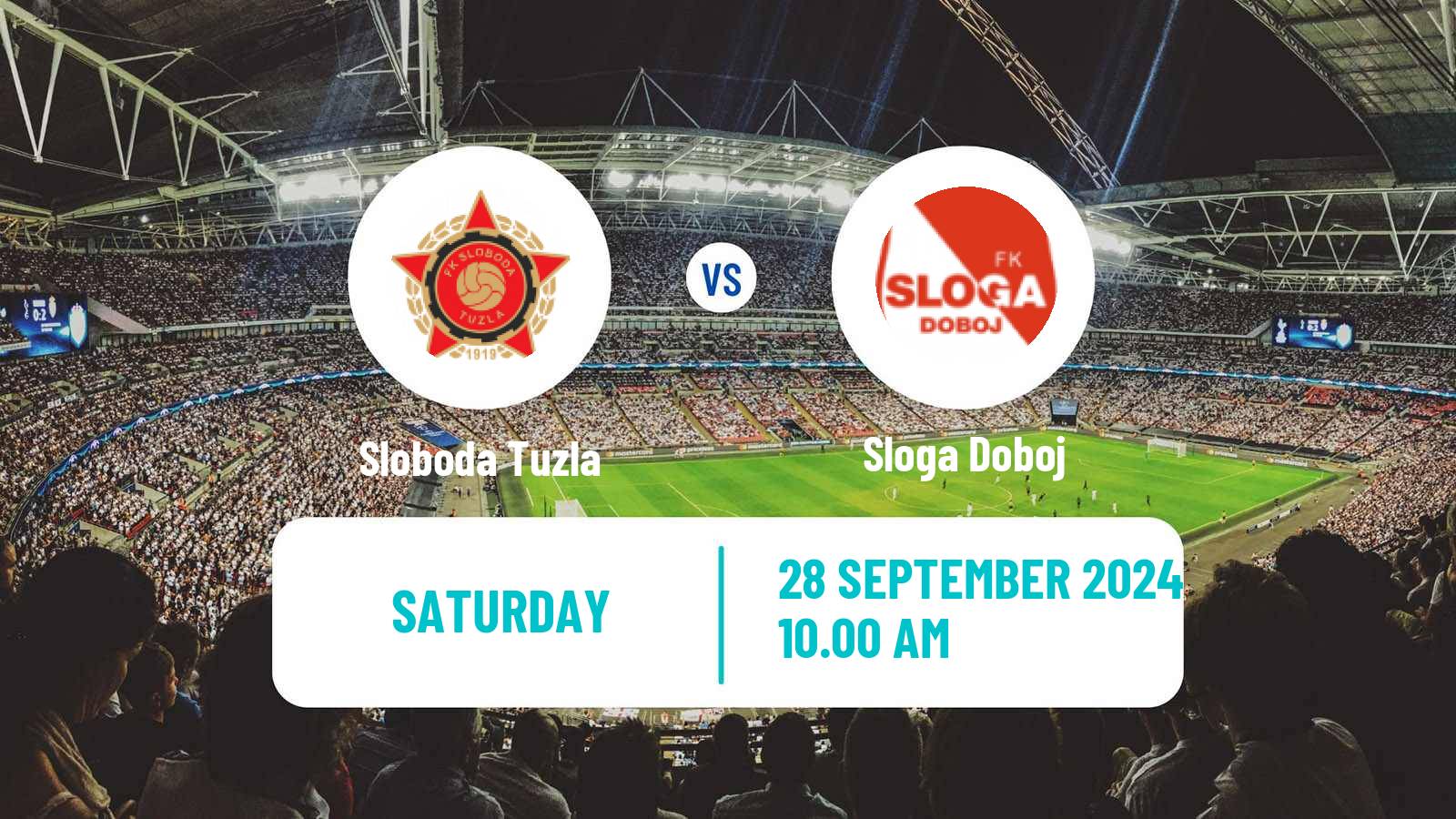 Soccer Bosnian Premier League Sloboda Tuzla - Sloga Doboj