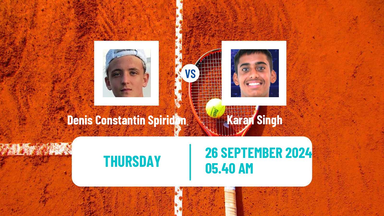 Tennis ITF M25 Kigali Men Denis Constantin Spiridon - Karan Singh