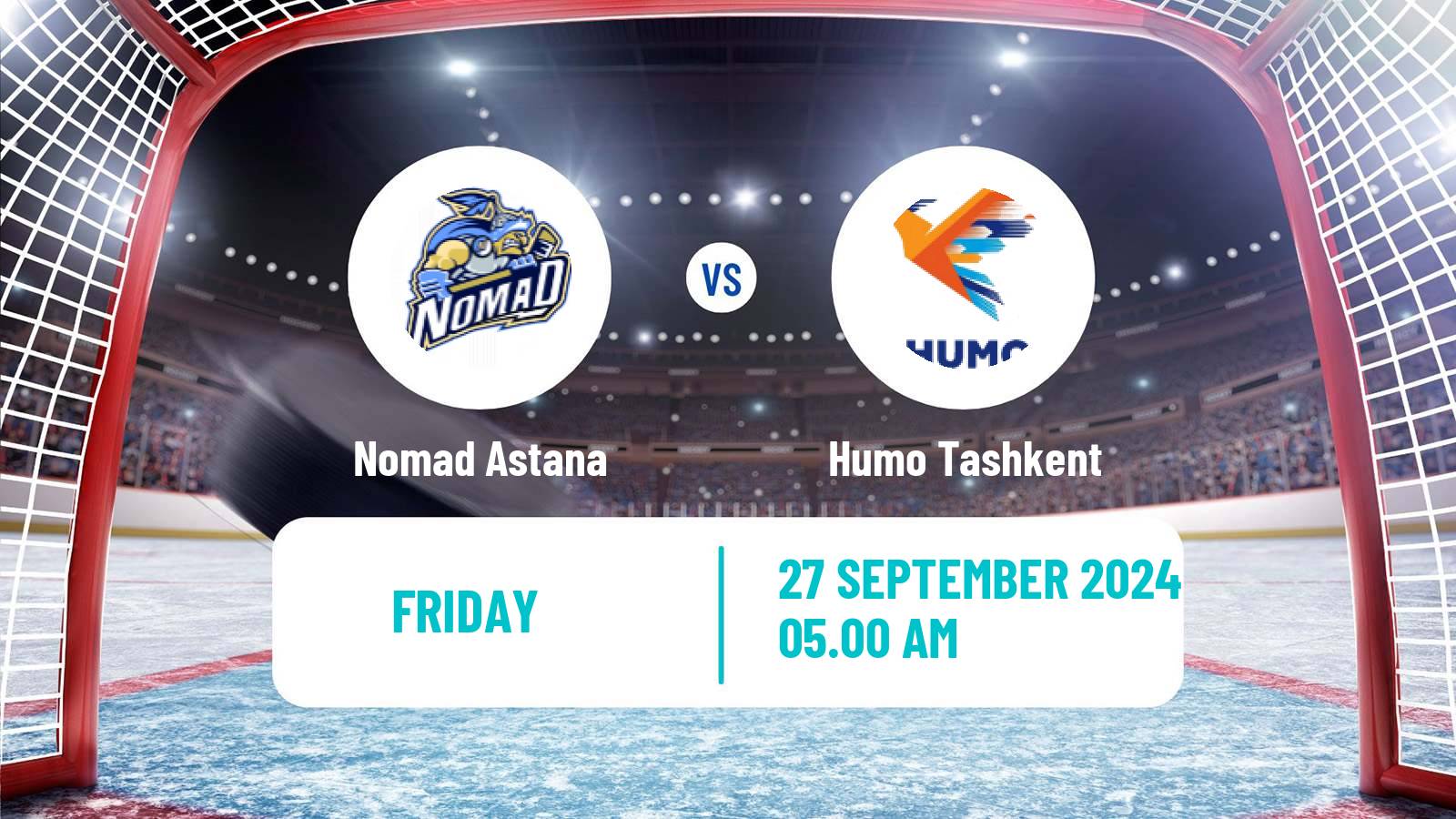 Hockey Kazakh Ice Hockey Championship Nomad - Humo Tashkent