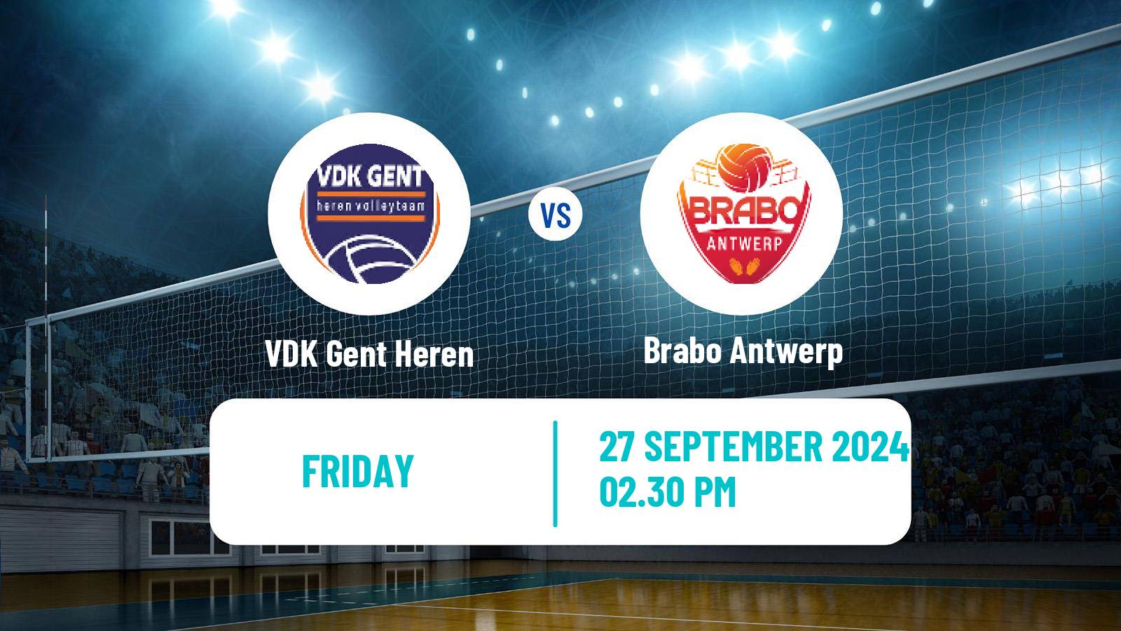 Volleyball Belgian League Volleyball VDK Gent Heren - Brabo Antwerp