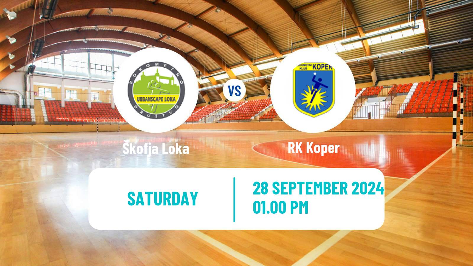 Handball Slovenian 1 NLB Liga Handball Škofja Loka - RK Koper