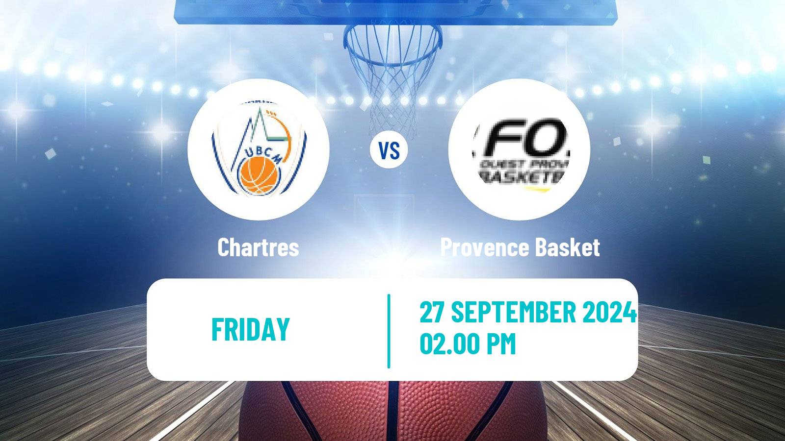 Basketball French LNB Pro B Chartres - Provence Basket