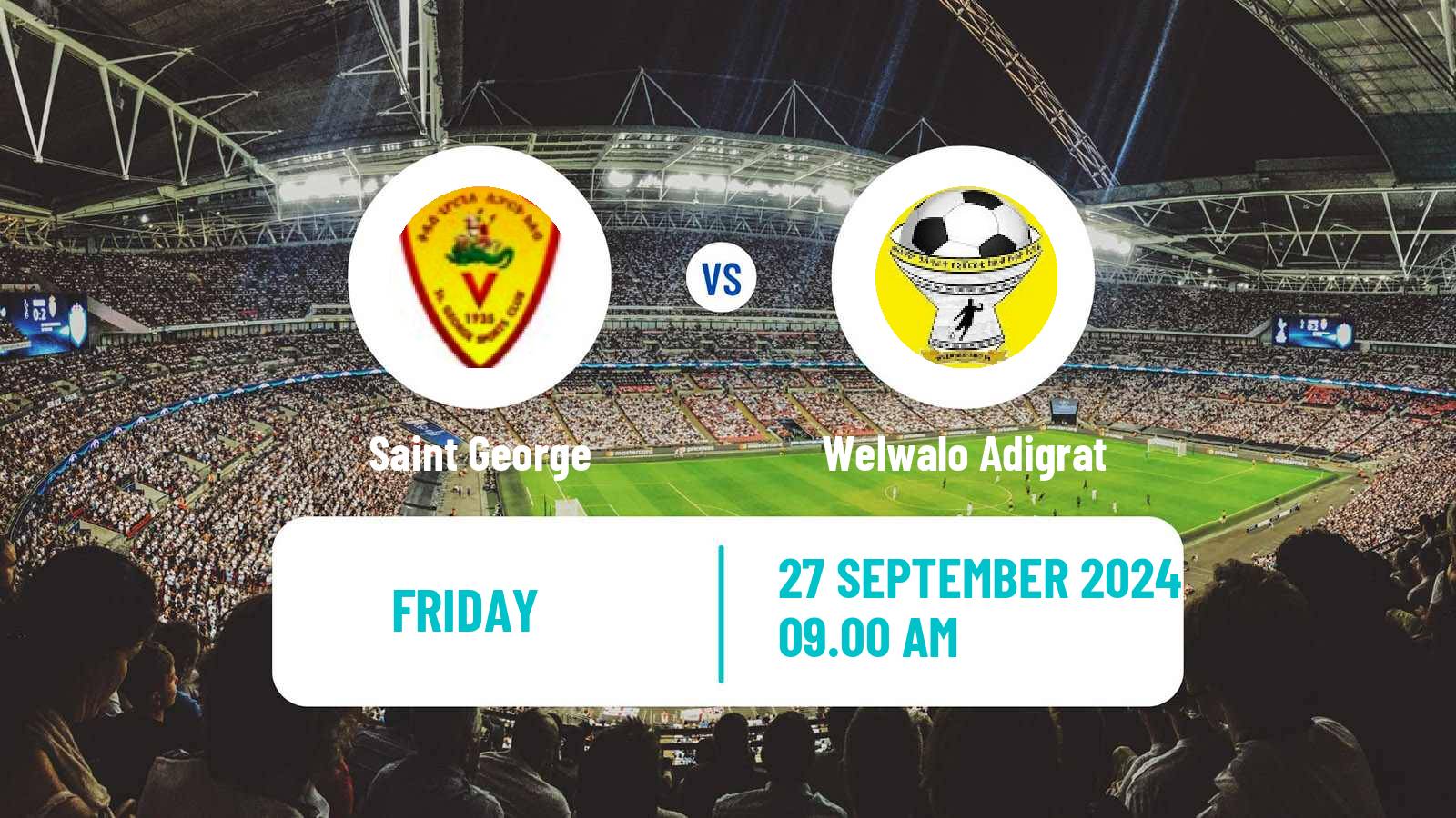 Soccer Ethiopian Premier League Saint George - Welwalo Adigrat