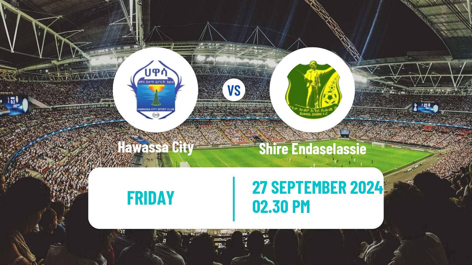 Soccer Ethiopian Premier League Hawassa City - Shire Endaselassie